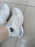 特步女子跑步鞋運(yùn)動(dòng)鞋夏季新款網(wǎng)面透氣輕便減震休閑跑鞋粉色 曬單實(shí)拍圖