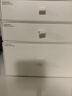 稻草熊抽屜式桌面收納盒辦公室書桌整理雜物文具化妝品置物架儲(chǔ)物箱宿舍 【奶油白】組合A款實(shí)用三件套 曬單實(shí)拍圖