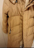 雪中飛秋冬新款時尚休閑百搭女式長款純色連帽保暖羽絨服外套女 咖啡棕 M 165/88A 曬單實拍圖