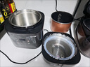 美的（Midea）餃子王電壓力鍋5L家用電鍋全自動(dòng)智能預(yù)約飯煲無(wú)水焗雙膽開(kāi)蓋火鍋高壓鍋國(guó)家補(bǔ)貼MY-E5910(4-6人) 曬單實(shí)拍圖