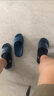 拖鞋男夏季外穿大碼運(yùn)動防滑耐磨室內(nèi)家居浴室洗澡軟底涼拖鞋男 藏青【升級款】 48-49碼（適合47-78碼穿） 曬單實(shí)拍圖