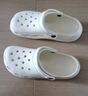 名創(chuàng)優(yōu)品（MINISO）洞洞鞋男女夏季外穿沙灘涼鞋防滑厚底踩屎感包頭涼拖鞋黑色40-41 曬單實拍圖