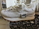 莎萊茜（SALAXI）2025秋冬新款歐洲站潮牌情侶男鞋阿甘鞋運動(dòng)鞋厚底增高女士老爹鞋 白色 40 男款 曬單實(shí)拍圖