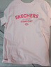 Skechers斯凱奇男女童純棉短袖T恤衫兒童夏季寬松透氣運動上衣L225K055 曬單實拍圖