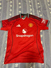 阿迪達斯 （adidas）男 足球系列 MUFC H JSY 短袖 JI7428 紅色  XL  曬單實拍圖