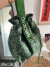 科羅恩（CNCROWN）飯盒手提包加厚耐用大容量保溫袋外出時(shí)尚便當包簡(jiǎn)約上班 耐用加厚嫩芽綠色束口袋 曬單實(shí)拍圖