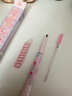 gracebabi立體雙效刀鋒眉筆染眉膏防水防汗不易脫色暈染持久  自然棕單支 曬單實(shí)拍圖