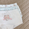 貝樂咿兒童內(nèi)褲7A抗菌男童女童內(nèi)褲純棉發(fā)育期男女童平角四角內(nèi)褲中大童 花朵小熊 （女寶-拍三贈一） 120 （4-5歲胖寶寶拍大一碼） 曬單實(shí)拍圖