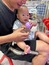 戴維貝拉（DAVE＆BELLA）夏天薄款嬰兒衣服新生兒夏季短袖連體衣嬰幼兒包屁衣寶寶空調服裝 淺藍色DB2235928 73cm （建議身高66-73cm） 曬單實拍圖