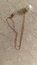 周大福 簡約18K玫瑰金項鏈素鏈 40cm  E128686 七夕情人節(jié)禮物 曬單實拍圖