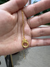 六桂福珠寶 LIU GUI FU JEWELRY黃金在逃公主吊墜女生1g蝴蝶結(jié)平安扣足金項(xiàng)鏈24k純金首飾送女友 甄選尊貴禮盒（無(wú)產(chǎn)品勿單拍） 曬單實(shí)拍圖