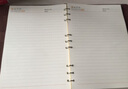 信發(fā) TRNFA  TB-B401 辦公高檔筆記本高級商務(wù)記事本 仿皮復(fù)古掛墜活頁記事薄辦公文具（黑色）21*27.5cm 曬單實拍圖