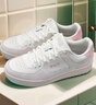 斐樂(lè)（FILA）官方女鞋TARGA復(fù)古板鞋2025春季新款圓盾鞋休閑鞋運(yùn)動(dòng)鞋 雪白/羊皮紙粉-SP 38 曬單實(shí)拍圖