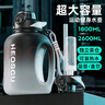 恩爾美（nRMEi）運(yùn)動(dòng)水杯超大容量夏季男健身茶水分離噸桶噸耐高溫便攜2000ml水壺 曬單實(shí)拍圖