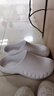 品之德 手術(shù)鞋實(shí)驗(yàn)室洞洞鞋輕便防滑工作拖鞋 包頭護(hù)趾透氣防臭 白色 37-38  曬單實(shí)拍圖