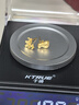 周六福（ZLF）黃金耳飾女款足金閃砂金秋月桂系列桂花玉兔耳釘 計價(jià) 一對-1.87g 曬單實(shí)拍圖