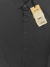 愛登堡Edenbo短袖襯衫男夏季休閑通勤商務上衣深藍180/96A(2XL) 曬單實拍圖