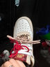 耐克NIKE七夕禮物 板鞋女空軍一號 AIR FORCE 1運(yùn)動鞋HF5719-139白39 曬單實拍圖