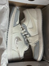 耐克（NIKE）Jordan Air Jordan 1 LowAJ1低幫米白女款復(fù)古時(shí)尚籃球鞋運(yùn)動(dòng)鞋 IH7323-100米白 38.5 (245mm) 曬單實(shí)拍圖