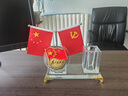 泰錦瑞總經(jīng)理辦公室擺件辦公桌國旗黨旗紅旗擺件公司裝飾會(huì )議室Y型旗幟 為人民服務(wù)【豪華套裝】 送運費險 曬單實(shí)拍圖
