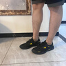 駱駝動感男鞋夏季薄款透氣鏤空網(wǎng)面網(wǎng)鞋軟底耐磨運動休閑涉水戶外登山鞋 黑色 45 曬單實拍圖