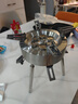 火楓（FIRE-MAPLE）星焰大功率多頭猛火分體式燃煤氣爐頭戶(hù)外露營(yíng)野炊折疊爆炒防風(fēng)灶 星焰2[調(diào)節(jié)支架+雙預(yù)熱罐] 曬單實(shí)拍圖