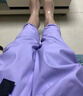麓格立女士下水褲趕海裝備大人下半身連體涉水服全身修身防水雨褲帶雨鞋 夢(mèng)幻紫39碼【 大口袋+束腰帶】 曬單實(shí)拍圖