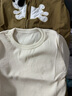 迪士尼（Disney）新款春秋嬰兒衣服背帶褲套裝分體嬰幼兒寶寶洋氣男孩外出春裝外出 咖色狗兩件套 66 曬單實(shí)拍圖