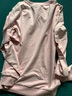 真維斯（Jeanswest）女裝休閑套頭衫2025春季新款輕抓底圓領(lǐng)印花長袖衛(wèi)衣JW 粉紅色8341 L 165/88A 曬單實拍圖