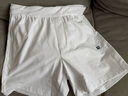 威爾勝（Wilson）官方夏季男士DAILY透氣吸濕速干運動(dòng)訓練健身短褲網(wǎng)球褲 WM20036412WTA-亮白色 S /170/80A 曬單實(shí)拍圖