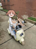 HIMEILI兒童電動(dòng)摩托車(chē)可坐雙人遙控三輪車(chē)1-6歲男女孩寶寶可駕駛玩具車(chē) 黃色雙驅(qū)+12V9A+軟座+遙控 曬單實(shí)拍圖