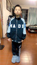 G.DUCKKIDS男童春秋裝套裝2024新款中大童兒童男孩洋氣棒球服酷帥運動春季潮 黑色【2件套】 160碼 適合身高145-155厘米 曬單實拍圖