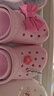 卡駱馳crocs經(jīng)典洞洞鞋兒童鞋戶外休閑鞋涼鞋/206991/206990 白色-100(含智必星) 34 (205mm) 曬單實拍圖