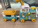 伊貝智學(xué)步車1-3一歲寶寶嬰兒玩具周歲生日禮物早教手推車防o型腿小火車 多合一學(xué)步車+車座-陽光綠 曬單實拍圖