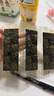 美好時光原味海苔75g(100包*3片) 壽司韓式包飯 即食紫菜 兒童休閑零食 曬單實拍圖