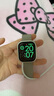 Apple/蘋果 Watch Series 10 智能手表GPS款42毫米玫瑰金色鋁金屬表殼淡桃粉色運動型表帶S/M MX1R3CH/B 曬單實拍圖