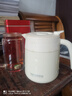 恩爾美（nRMEi）保溫壺陶瓷內(nèi)膽悶燜茶壺辦公室茶水分離泡茶暖壺家用大容量悶茶壺 白色 800ml [316L不銹鋼+茶倉] 曬單實(shí)拍圖