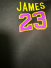 NBA官方夏季男女情侶哈利伯頓運動(dòng)t恤戶(hù)外寬松短袖速干衣籃球服上衣 詹姆斯/速干T恤（黑色） 2XL 曬單實(shí)拍圖