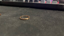 CRD克徠帝【現(xiàn)貨閃發(fā)】禮結(jié)鉆石對(duì)戒結(jié)婚一對(duì)婚戒訂婚男女戒情侶款 18K玫瑰金色對(duì)戒 女戒共約3分 男戒共約1分 曬單實(shí)拍圖
