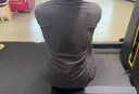 QGF 美式運(yùn)動(dòng)索羅娜涼感短袖男士夏季正肩純色收袖小領(lǐng)口顯壯肌肉t恤 深灰色 XL [建議110-130斤] 曬單實(shí)拍圖
