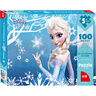 迪士尼（Disney）100片兒童拼圖玩具 冰雪奇緣公主家居裝飾盒裝拼圖生日禮物禮品 曬單實(shí)拍圖