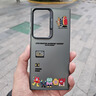 米弗希 馬里奧適用三星Galaxys25ultra手機(jī)殼新款像素風(fēng)s24高級s23ultra全包s22防摔彩銀創(chuàng)意保護(hù)套男女 【相機(jī)合影小怪獸】灰黑色-彩銀IMD 三星Galaxy S23 Ultra 曬單實(shí)拍圖