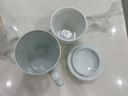 金鑲玉黃守良老師手作 景德鎮(zhèn)玲瓏影青瓷茶水分離茶杯陶瓷功夫茶具禮盒 九魚如意景德鎮(zhèn)玲瓏影青三件杯 曬單實拍圖