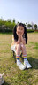 六一兒童演出服幼兒園黃色香蕉背帶褲小學(xué)生畢業(yè)照班服男女表演服 白短裙套裝+帽+黃三巾+彩襪 香蕉 160 曬單實(shí)拍圖