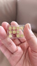 領豐金足金9999十二生肖金豆黃金1g投資金條金幣送人節(jié)日可愛禮物 生肖- 馬(1g） 曬單實拍圖