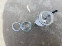 季芒（JIMANG）茶水分離玻璃杯大容量男士便攜水杯車載辦公室泡茶杯500ml 500ml 黑色單層【加大茶倉】 曬單實拍圖
