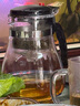 天喜（TIANXI）玻璃茶壺耐熱茶具套裝飄逸杯泡茶杯泡茶器泡茶壺茶水分離杯1800ml 曬單實拍圖