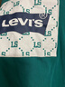 Levi's 李維斯兒童裝男童長(cháng)袖T恤春秋款圓領(lǐng)打底衫百搭撞色插肩袖上衣 焦糖布丁白 140 /68 【建議身高128-140cm】 曬單實(shí)拍圖