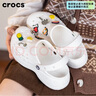 卡駱馳（crocs）貝雅云彩Clog洞洞鞋女鞋厚底涼拖戶外拖鞋沙灘涼鞋 W7 曬單實拍圖