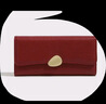 CHARLIE & KELLI品牌 CK輕奢包包女包2025新款零錢(qián)包長(cháng)款簡(jiǎn)約多卡位手拿包 紅色【京倉速達 禮盒包裝】 曬單實(shí)拍圖
